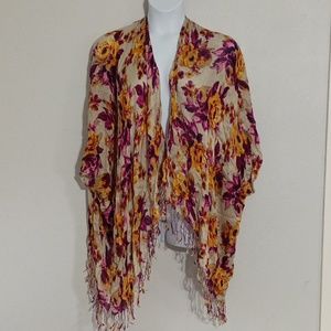 Croft & Barrow multicolored shoulder wrap